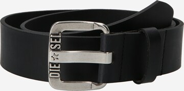 Ceinture DIESEL en noir : devant