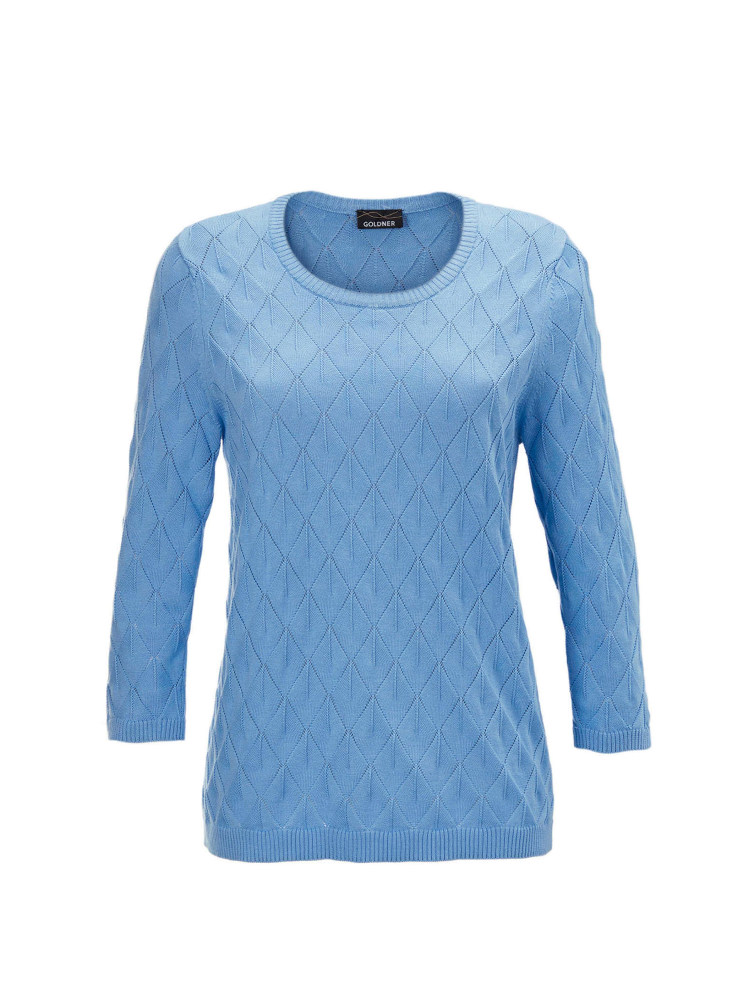 Goldner Trui in Blauw: voorkant