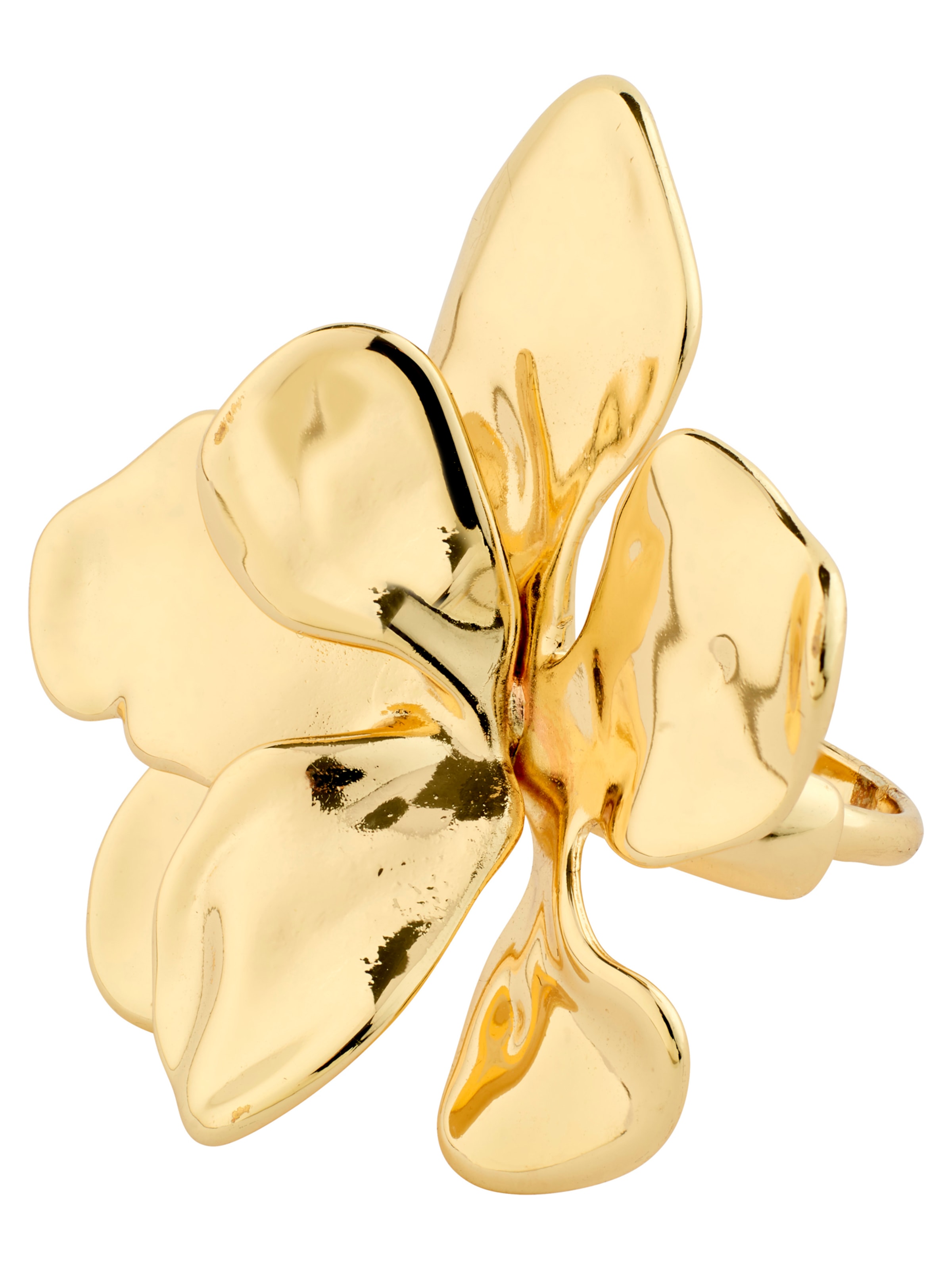 Pilgrim Ring 'LUNITH' in Gold: Vorderseite