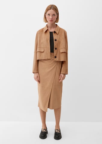 s.Oliver BLACK LABEL Skirt in Brown