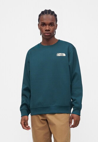 THE NORTH FACE Sweatshirt 'RETRO TRAIL' in Groen