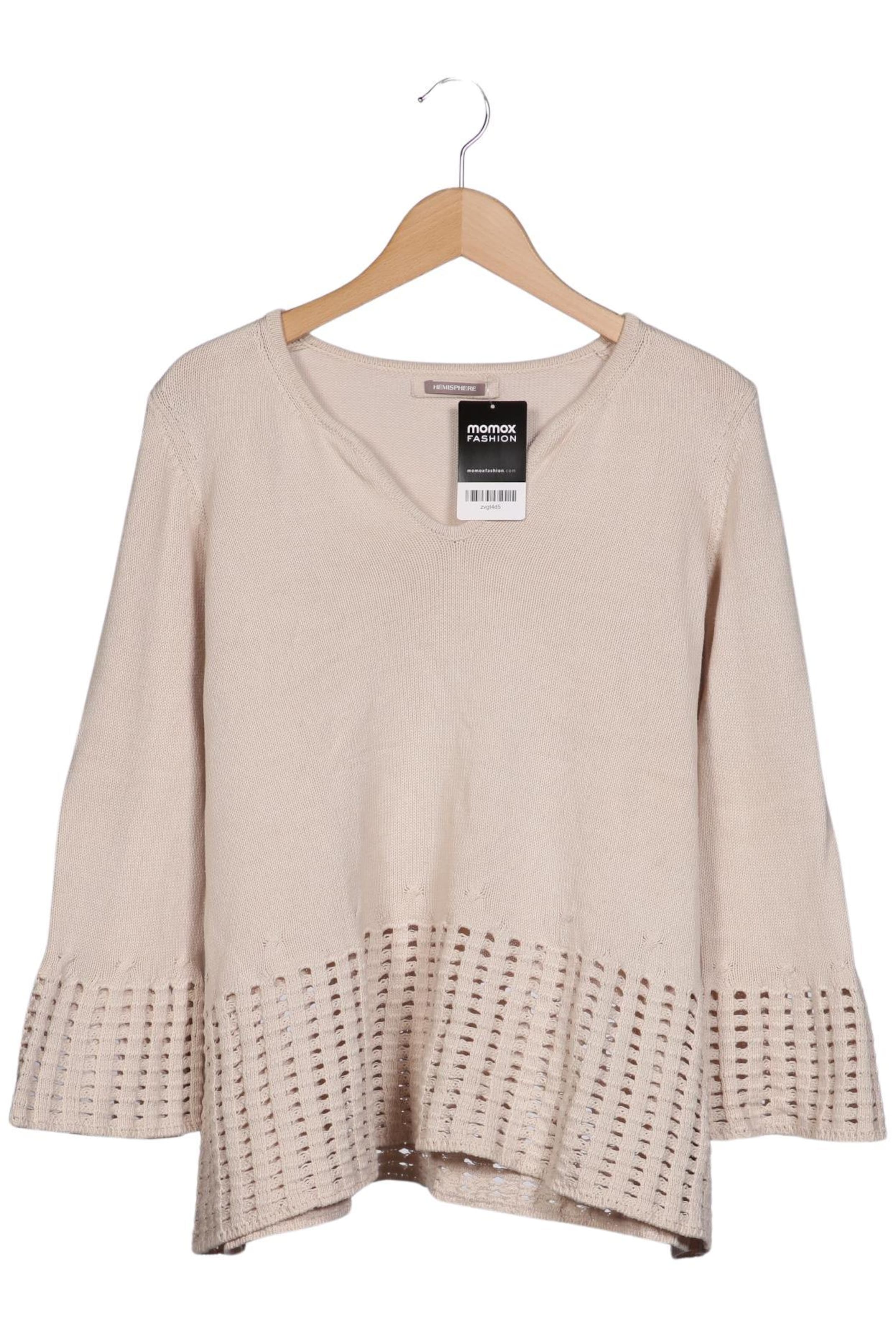 Hemisphere Sweater & Cardigan in XXS in Beige: front