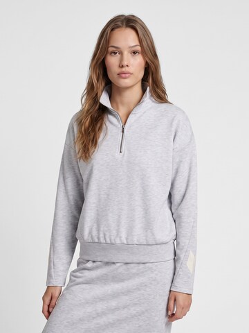 Sweat-shirt Hummel en gris : devant