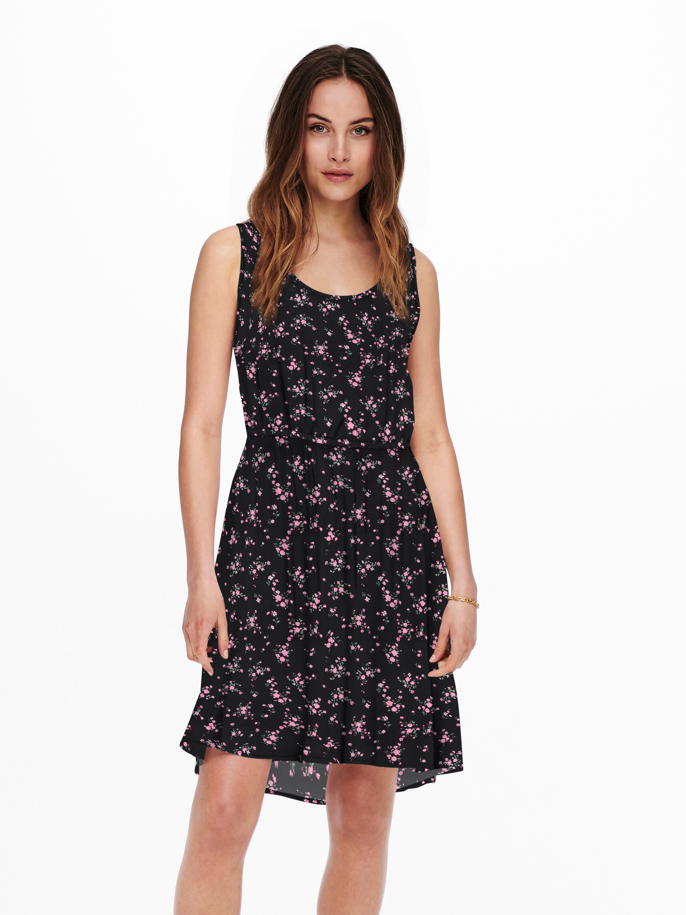 ONLY Summer Dress in Black: front