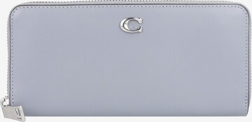 COACH Wallet in Blue: front