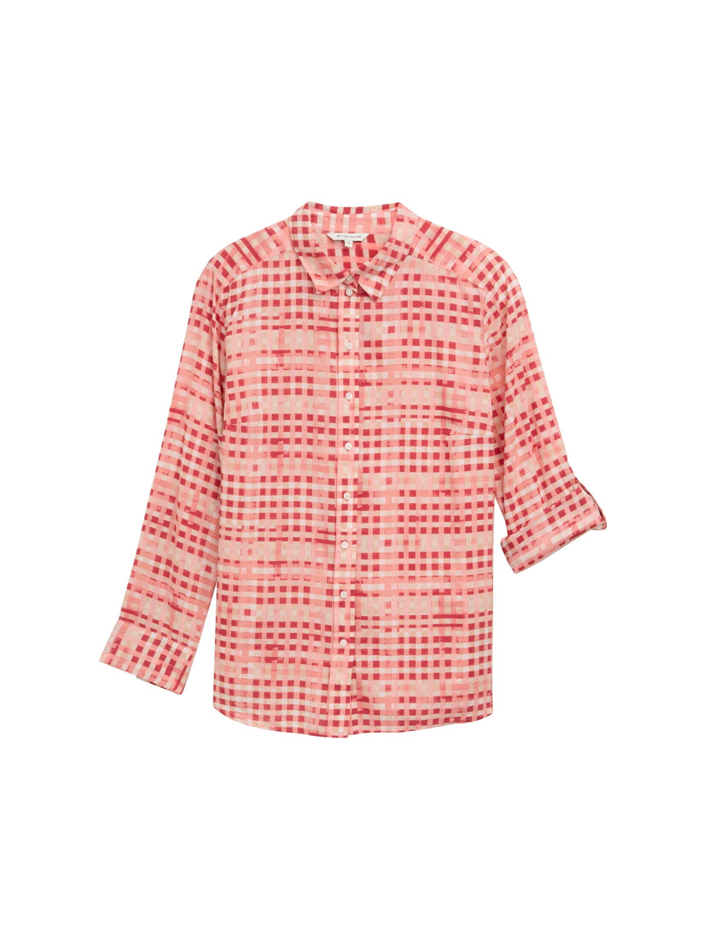 Tom Tailor Women + Blouse in Rood: voorkant