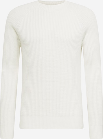 Oscar Jacobson Sweater 'Salman' in White: front