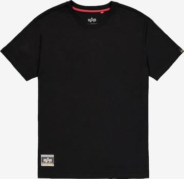 ALPHA INDUSTRIES Koszulka w kolorze czarny: przód