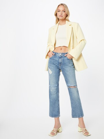 FRAME Bootcut Jeans 'THE PIXIE' in Blau