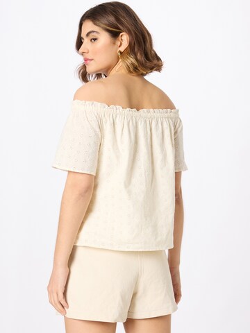 ONLY - Blusa 'Sandy' en beige