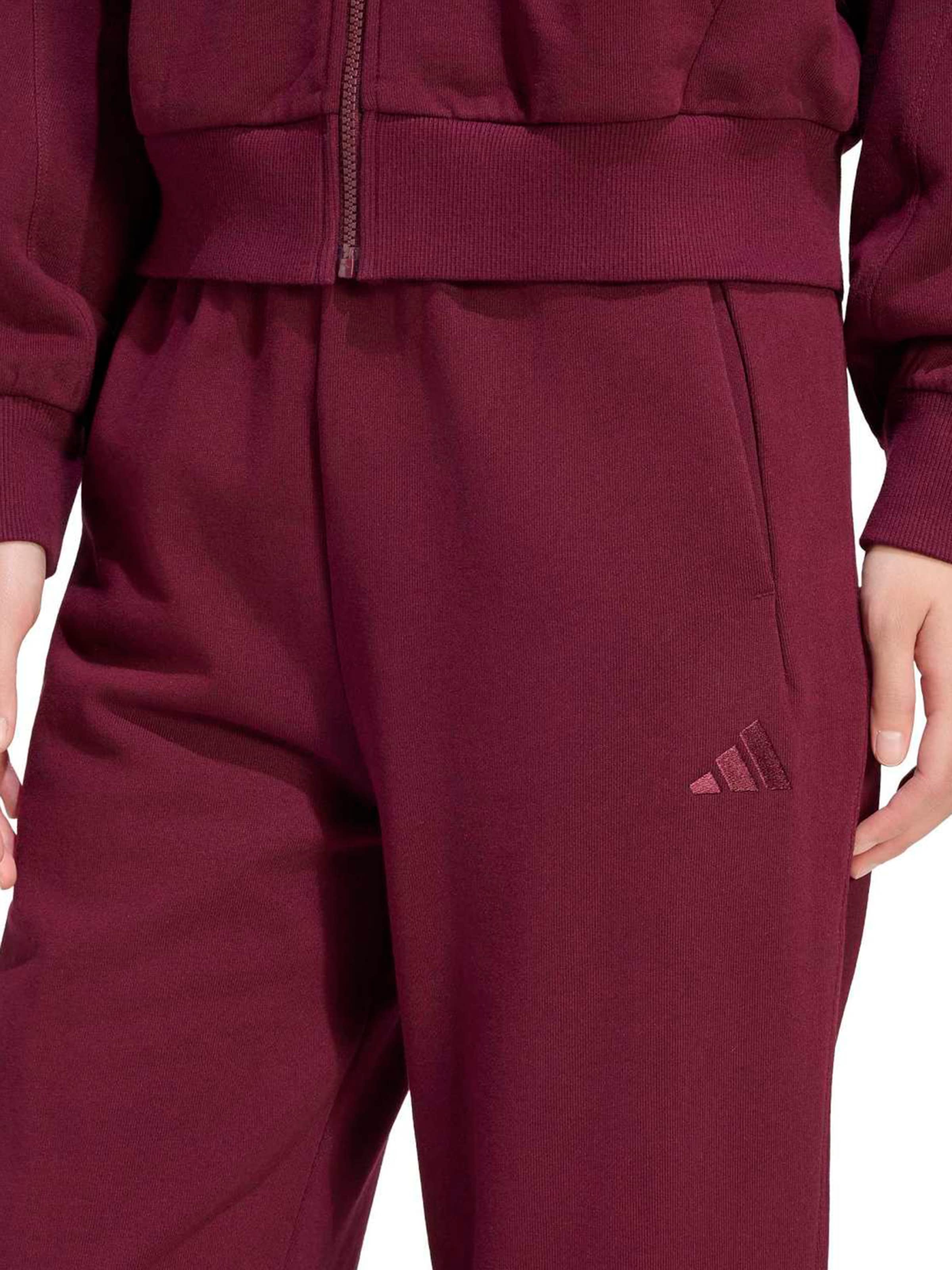 Tapered Pantaloni sportivi di ADIDAS SPORTSWEAR in rosso