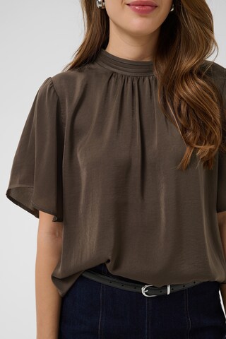 SAINT TROPEZ Blouse 'AileenSZ' in Brown