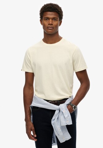 Superdry T-Shirt 'Essential' in Beige: Vorderseite