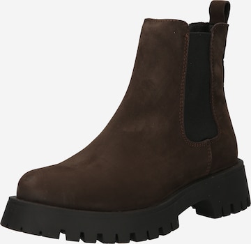 PS Poelman Chelsea boots in Brown: front