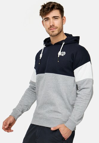 INDICODE JEANS Sweatshirt 'Ziggy' in Grau
