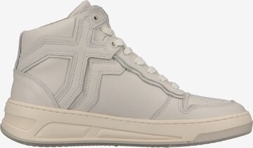 BRONX High-Top Sneakers in Beige