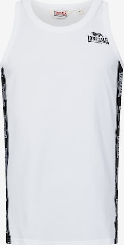 balta LONSDALE Marškinėliai 'CLOUSTA': priekis