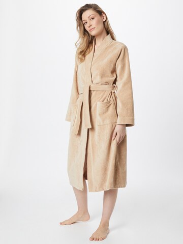 rosemunde Long Bathrobe in Brown: front