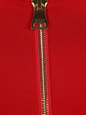Robes en maille Elisabetta Franchi en rouge