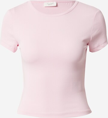 T-shirt Gina Tricot en rose : devant