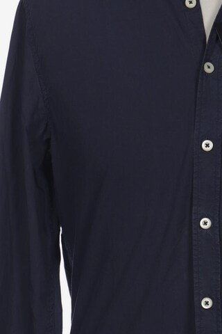 HECHTER PARIS Button Up Shirt in S in Blue
