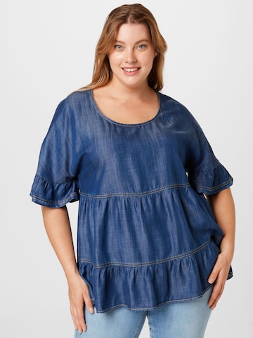 Persona by Marina Rinaldi Bluse 'FAVORE' in Blau: predná strana