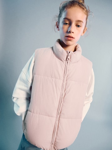 MANGO KIDS Väst 'MAE' i rosa: framsida