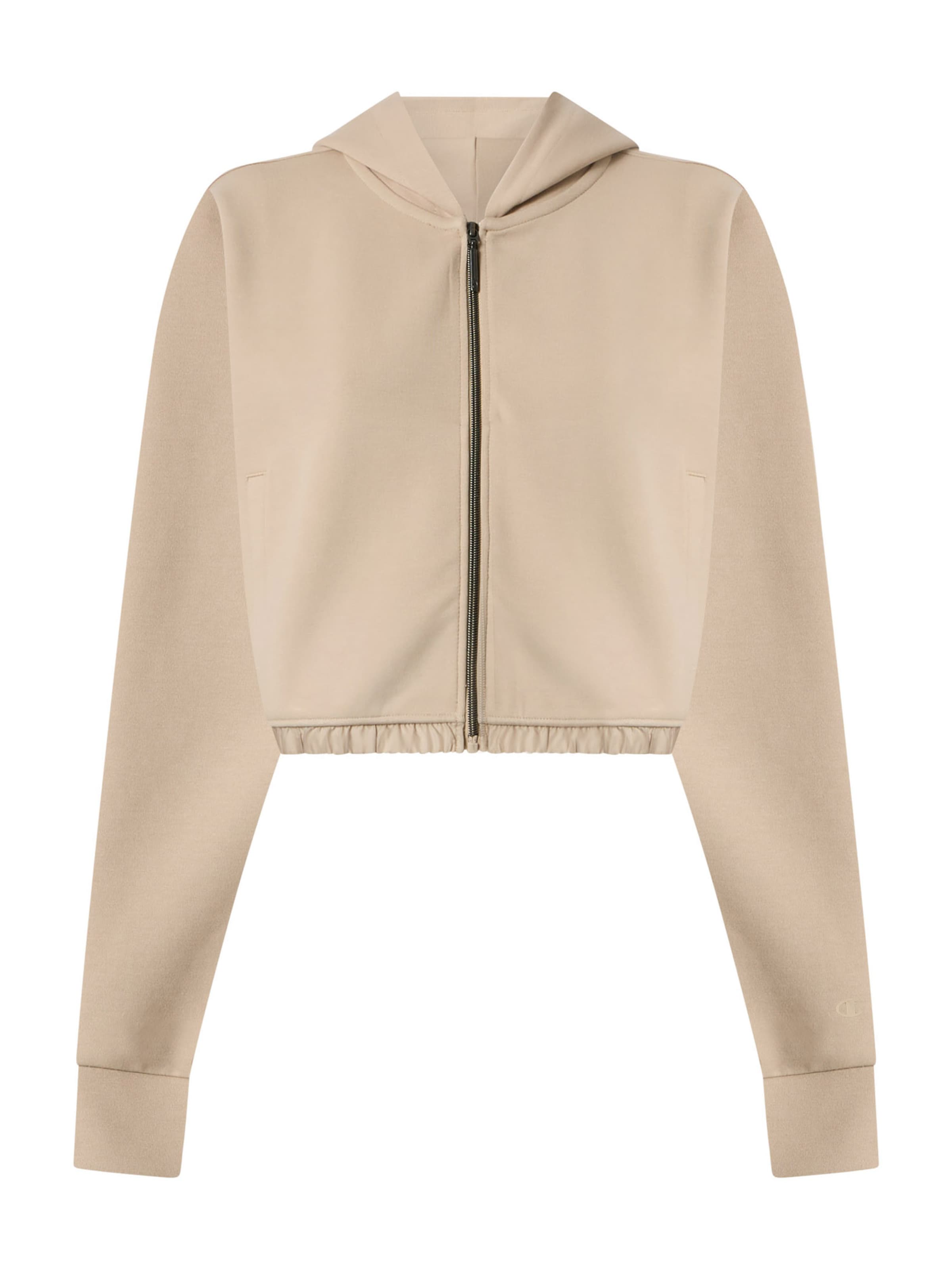 Champion Authentic Athletic Apparel Jopa na zadrgo | bež barva: sprednja stran