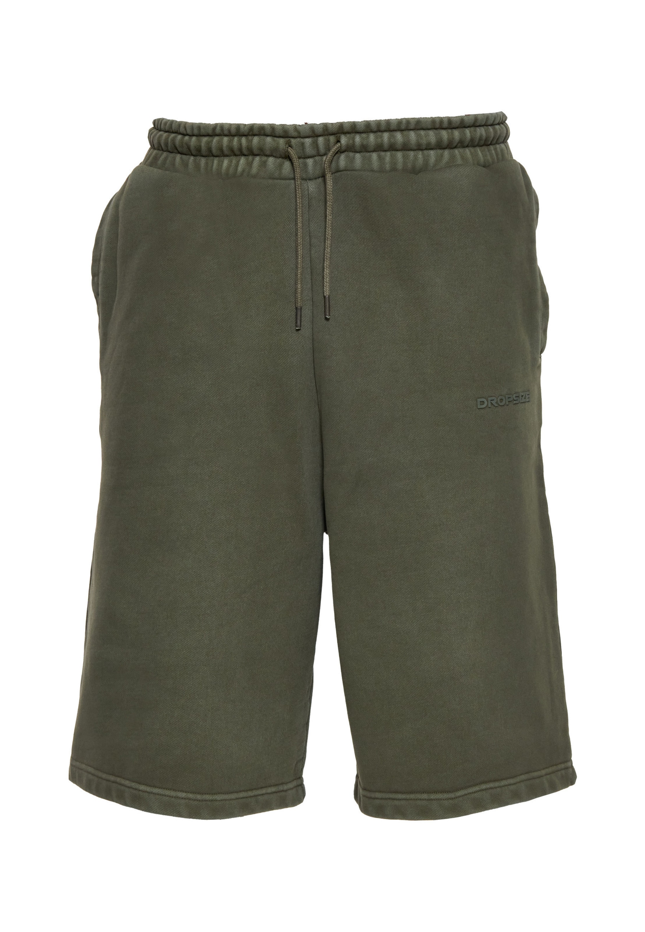 Dropsize Loosefit Hose in Grün: Vorderseite
