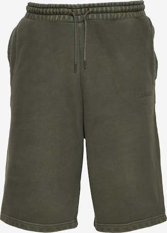 Dropsize Loosefit Hose in Grün: Vorderseite