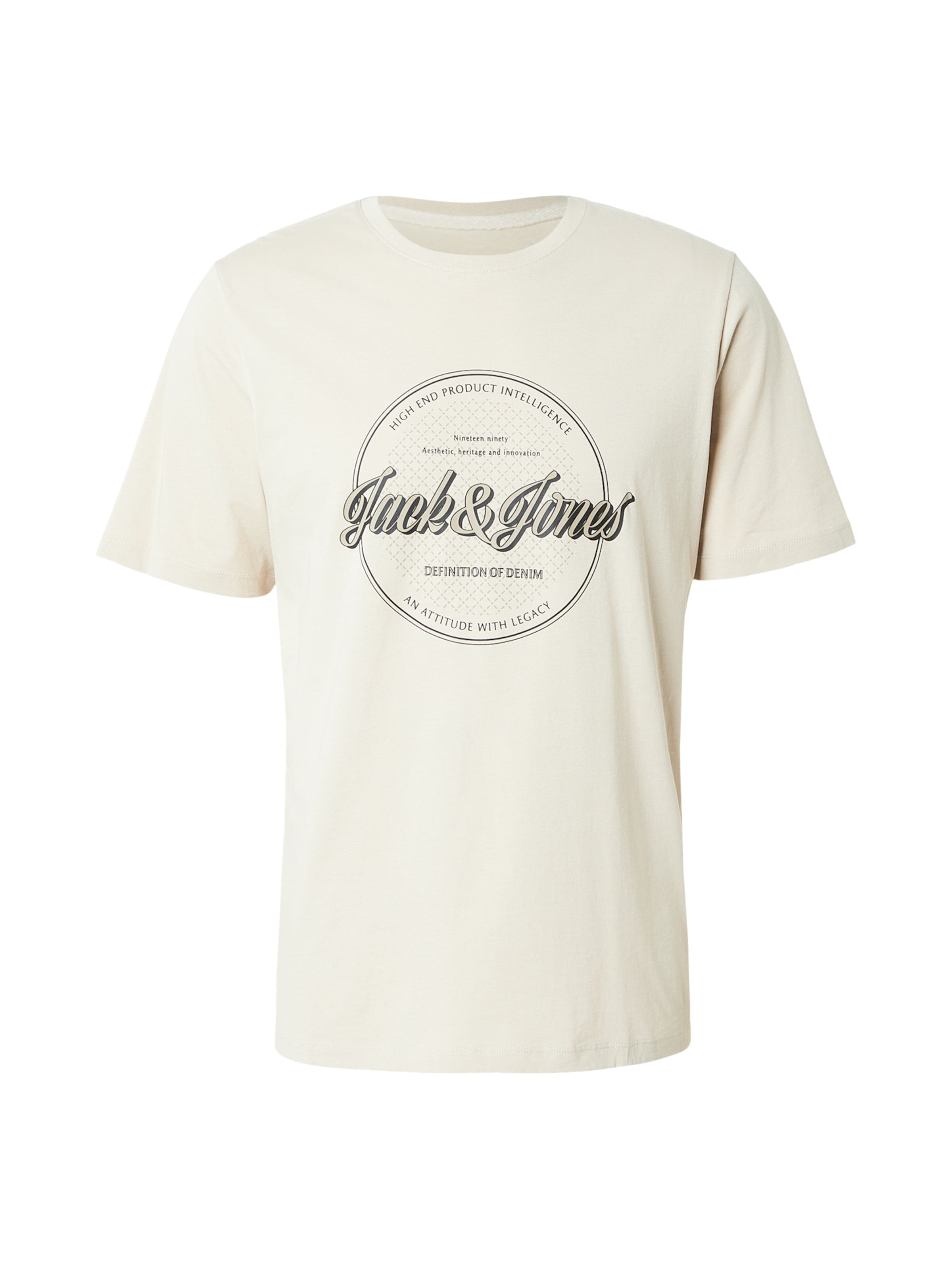 JACK & JONES - Camisa 'JJEDOVER' em bege: frente