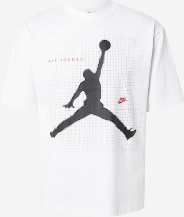 Jordan Koszulka w kolorze biały: przód