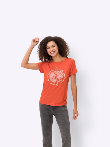 heine T-Shirt in Orange