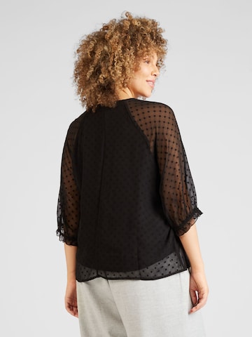 EVOKED Blouse 'VIEDEE DOTTIE' in Zwart