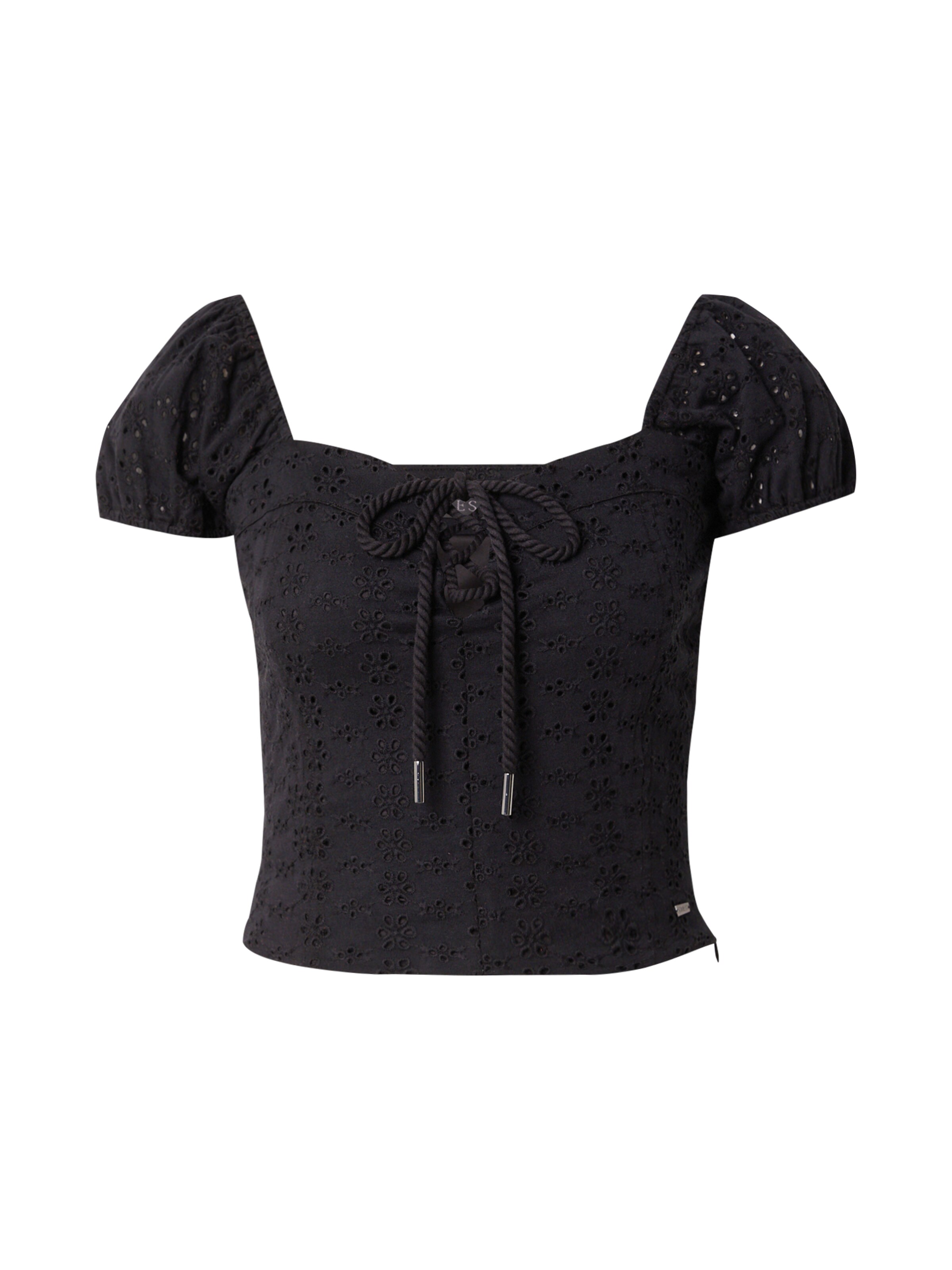 GUESS Blouse 'ELIANE' in Zwart: voorkant