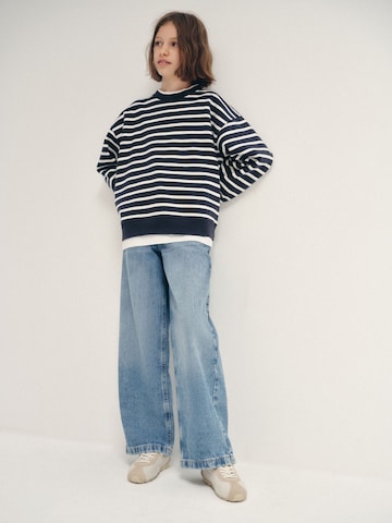 The Set Sweatshirt i blå