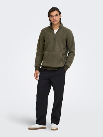 Only & Sons Sweater 'EMILIO ' in Brown