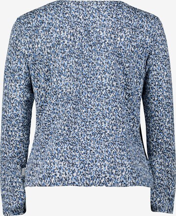 Betty & Co Blusenshirt mit Gummizug in Blau