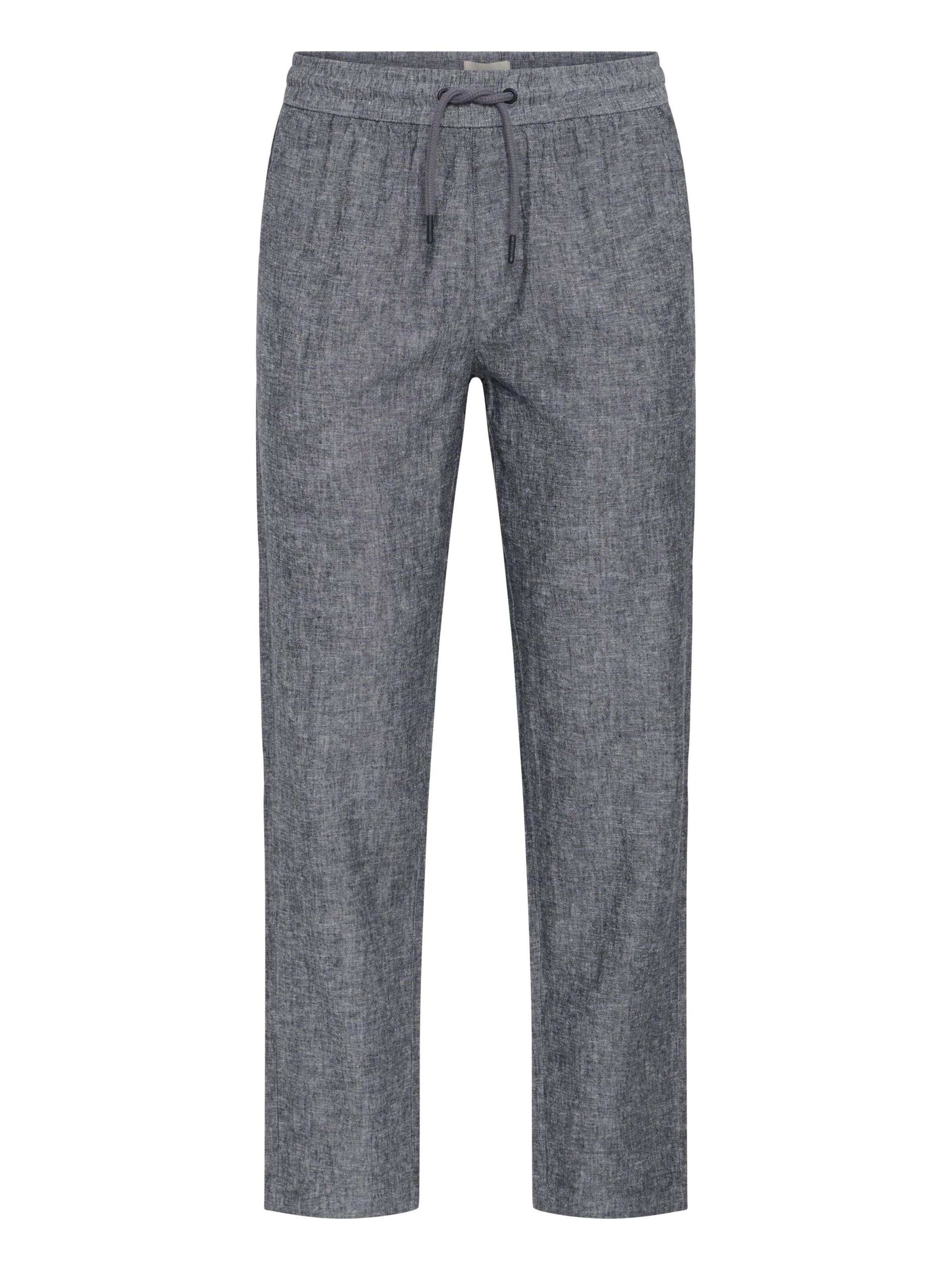 Pantalon chino ' BHAban Linen Mix ' BLEND en noir : devant