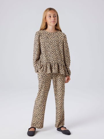 NAME IT - regular Pantalón en marrón