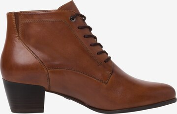 TAMARIS Lace-up bootie in Brown