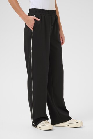 Loosefit Pantaloni 'Jenny' di Kaffe in nero: frontale