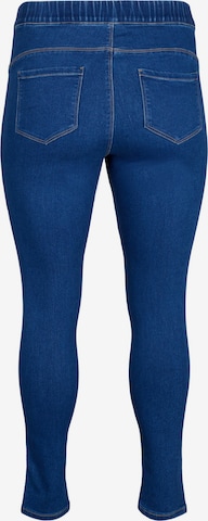 Zizzi Skinny Jeans pajkice | modra barva