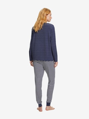 ESPRIT Pyjama in Blau