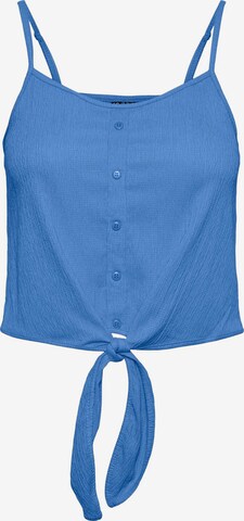 Camicia da donna 'LUNA' di PIECES in blu: frontale