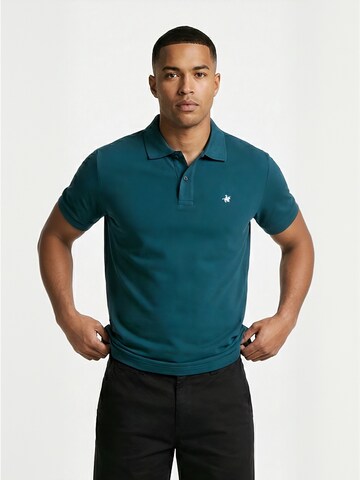 Regular fit Camicia ' Classic ' di TEESHOPPEN in verde: frontale