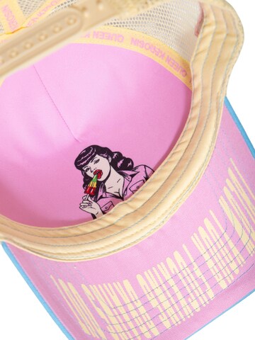 Queen Kerosin Cap 'Man Eater' in Pink