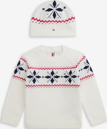 TOMMY HILFIGER Svetr – bílá: přední strana