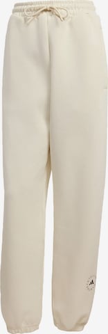 ADIDAS BY STELLA MCCARTNEY Sporthose 'Loose Sweat' in Weiß: Vorderseite
