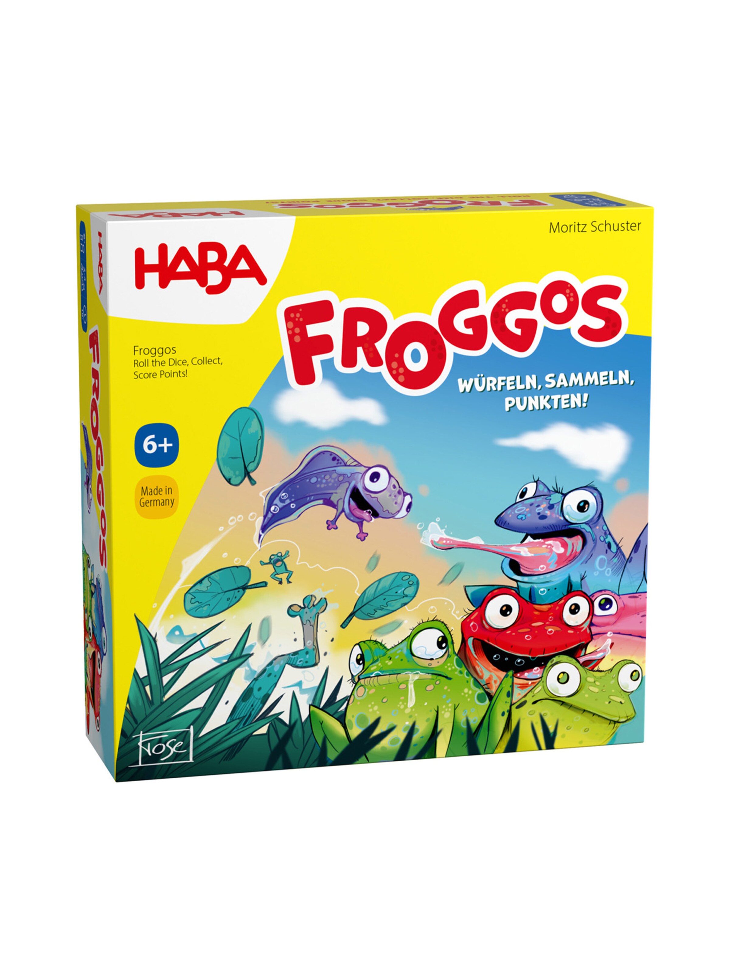 HABA Spel ' Froggos ' in Gemengde kleuren: voorkant